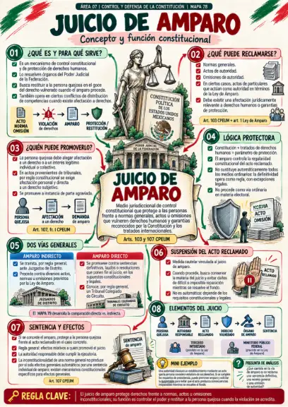 Mapa 78: Juicio de amparo