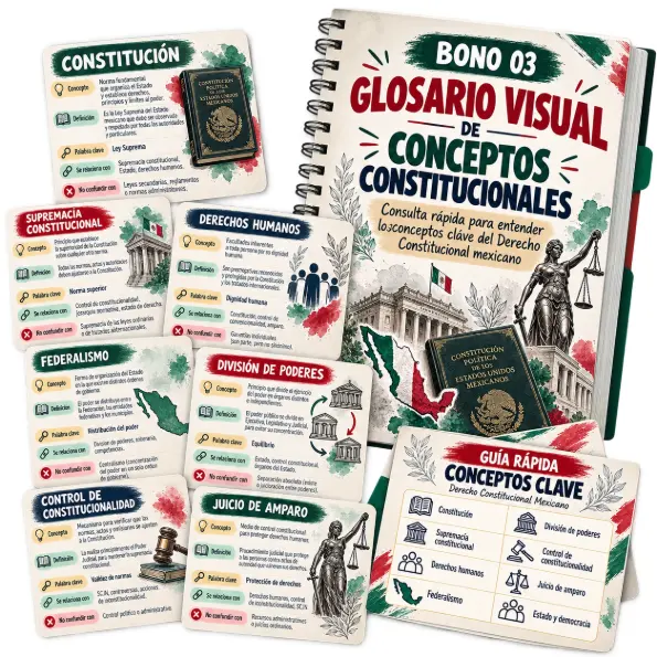 Bono 03: Glosario Visual de Conceptos Constitucionales